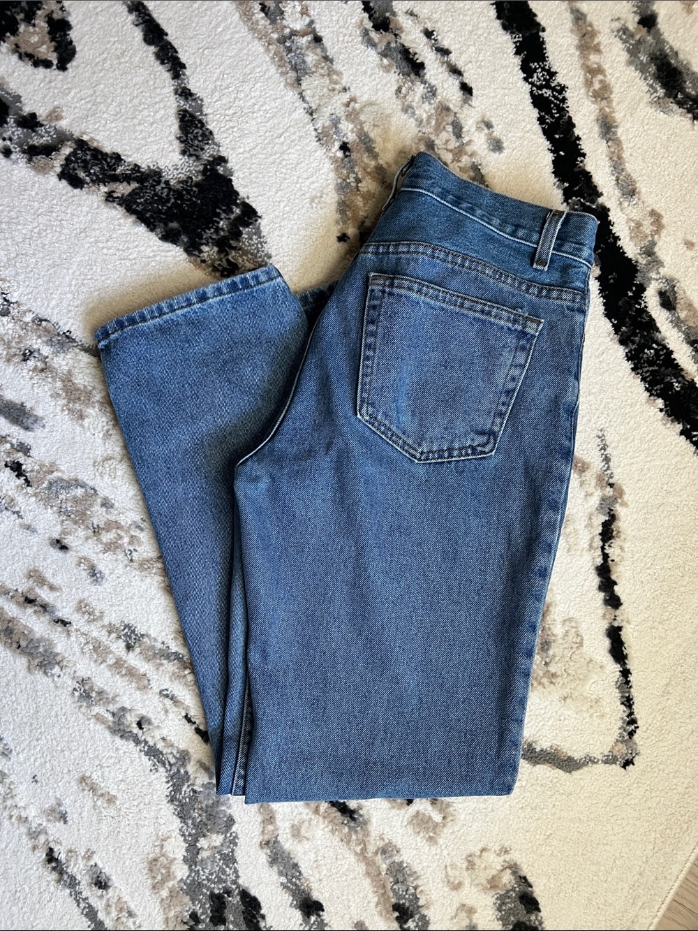 George Straight-Leg Men's Blue Jeans